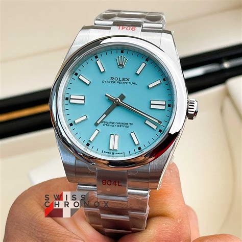 rolex turquoise dial